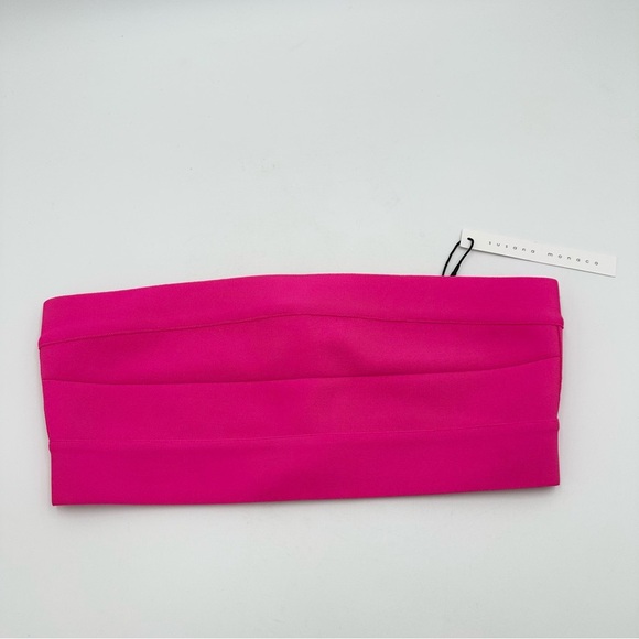 Susana Monaco Bandage Tube Top in Pink Glo - Picture 4 of 11